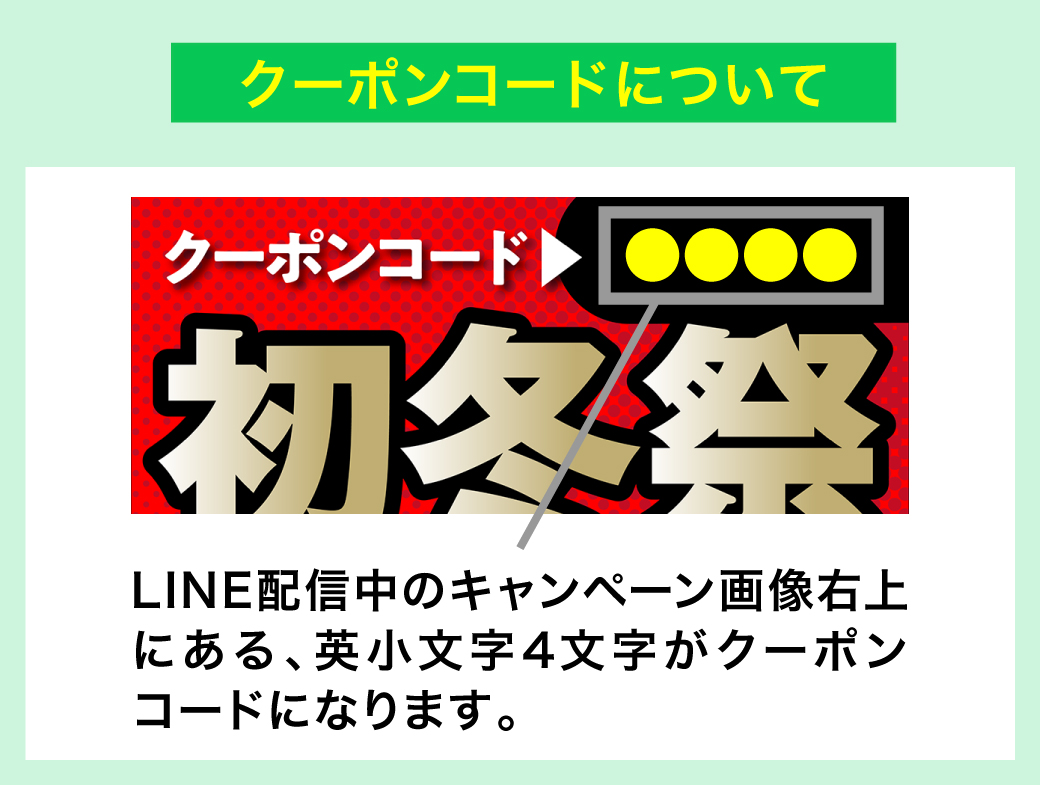 クーポンについて