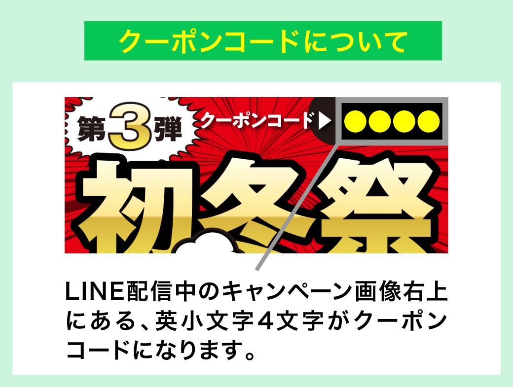 クーポンについて