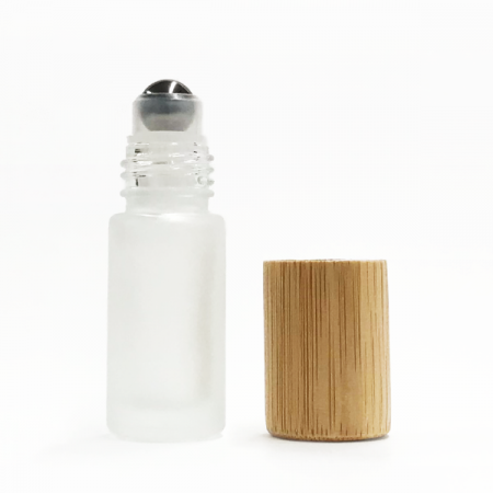 ロールオンボトル　フロスト［バンブー］（5ml、10ml） (5mlロールオンボトル)
