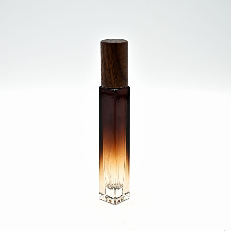 10ml　スプレーボトル　アルト［ウッドキャップ］(ブラウングラデーション)