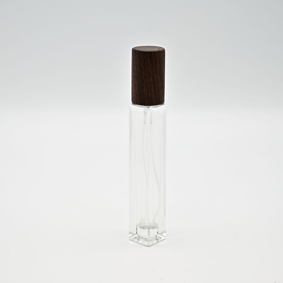 10ml　スプレーボトル　アルト［ウッドキャップ］(クリア)
