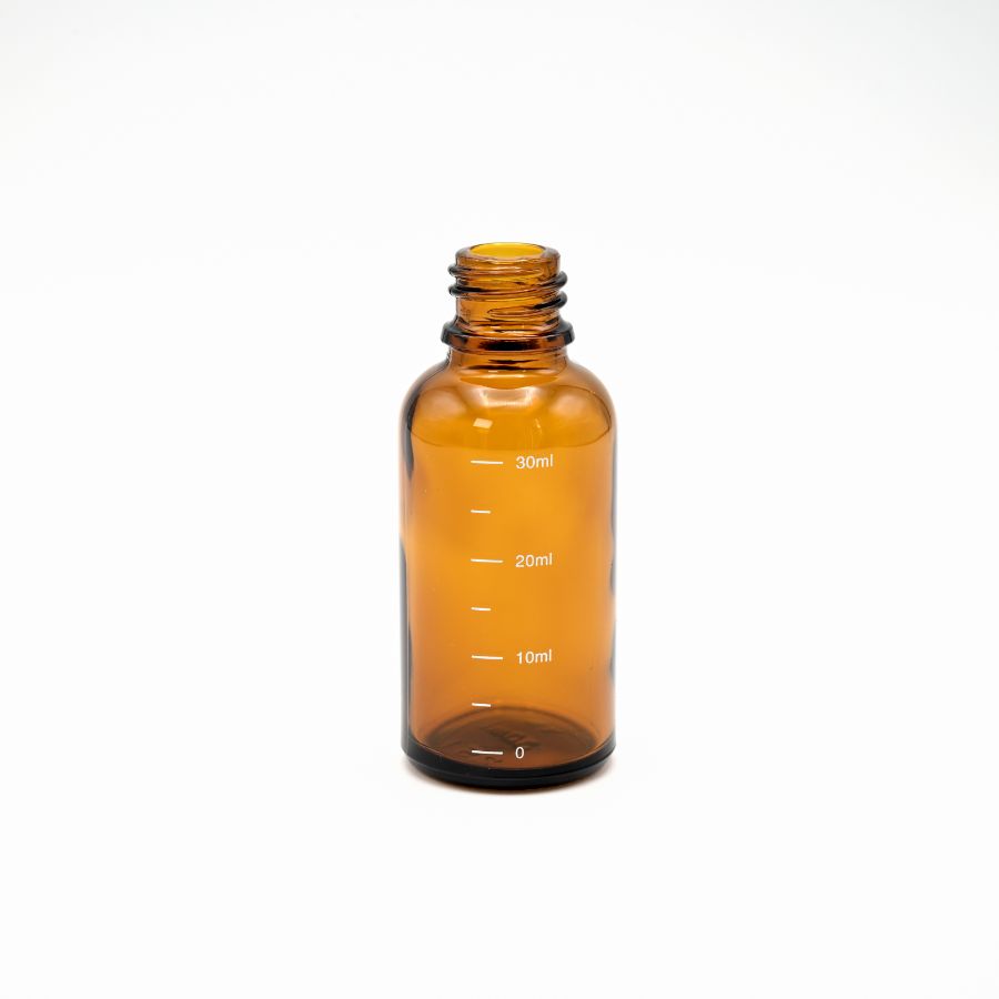 目盛り付きボトル ［ブラウン］【遮光】（10ml、30ml、50ml、100ml）(30ml)