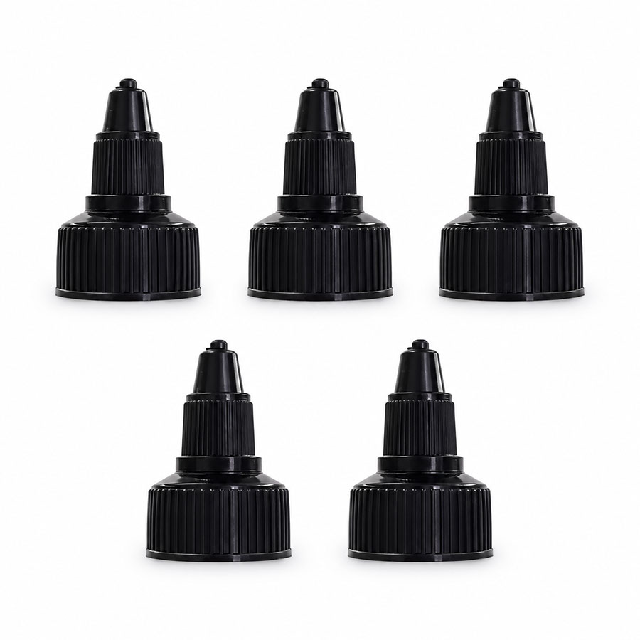 【5個セット】ホホバオイル用 ドロッパ―キャップ
