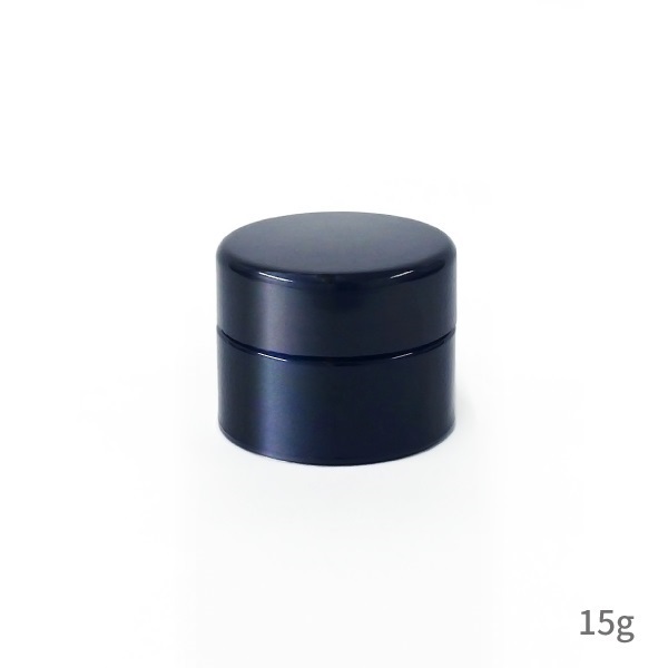 【ブラックシリーズ】クリームジャー（5g、10g、15g、30g、50g、100g）(15g)