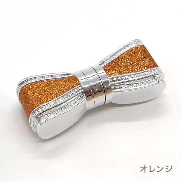 リップケースVI ラメリボン(オレンジ)