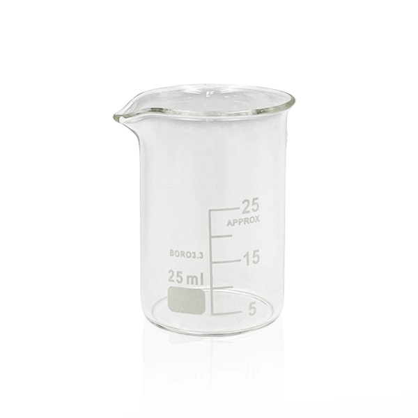 ガラス製ビーカー(25ml)