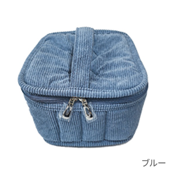 アロマクッションケース パヴェ（15mlオイルボトル16本用）(ブルー)