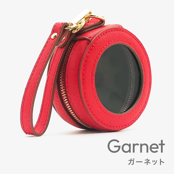 アロマケース ドーナツミニVI　10本用（1-3ml小分けビン用）(ガーネット)