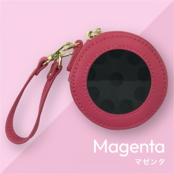 アロマケース ドーナツミニVI　10本用（1-3ml小分けビン用）(マゼンタ【ライト系】)