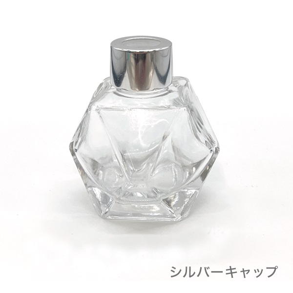 リードディフューザー 【ボトル】＋リードディフューザー 【スティック】　ボタニカル3点セット(【ボトル：ダイヤモンド】シルバー＋リードディフューザー２種類)