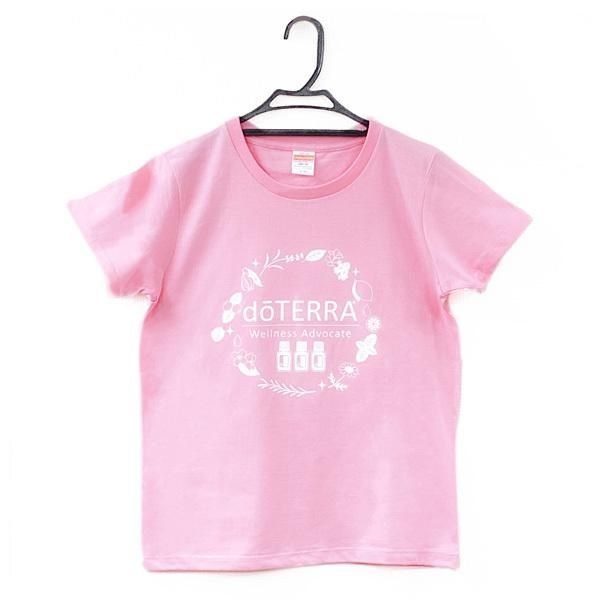 Tシャツ - ボタニカル - ライトピンク［レディース］(GM)