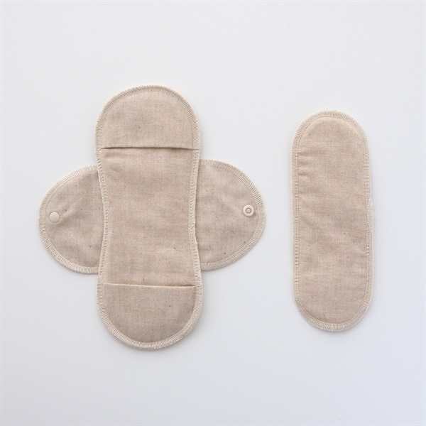 布ナプキン昼用/夜用［純オーガニックコットン100%］(昼用レギュラー - 茶-【Ｍ】)