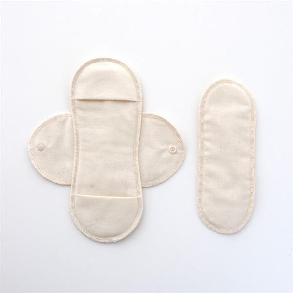 布ナプキン昼用/夜用［純オーガニックコットン100%］(昼用レギュラー - キナリ-【L】)