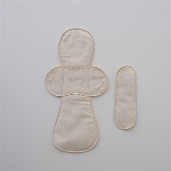 布ナプキン昼用/夜用［純オーガニックコットン100%］(夜用ロング - キナリ-【Ｓ】)