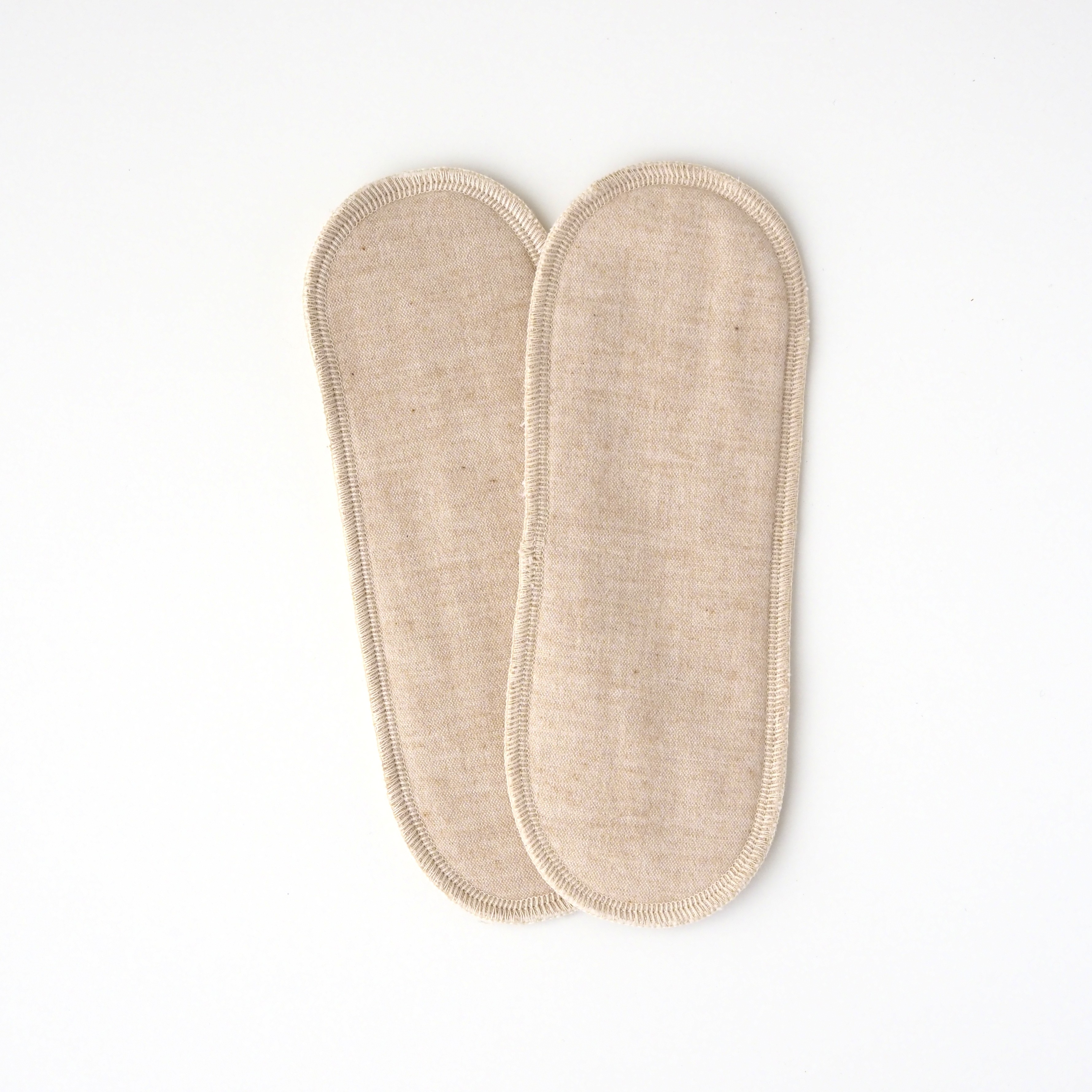 布ナプキン用パッド［純オーガニックコットン100%］2枚組(茶)