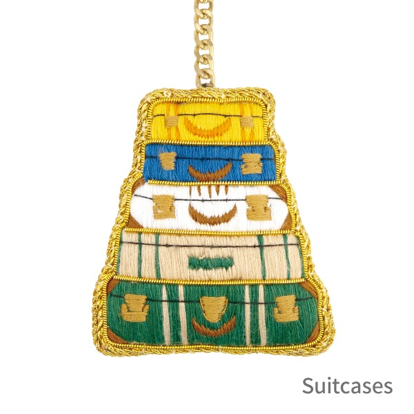 ラブリーチャーム（ザリ刺繍） (Suitcases)