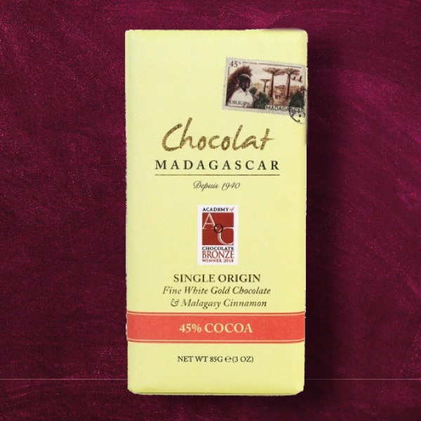 【数量限定】ショコラマダガスカル(ホワイトゴールドチョコレート45% マダガスカルシナモン)