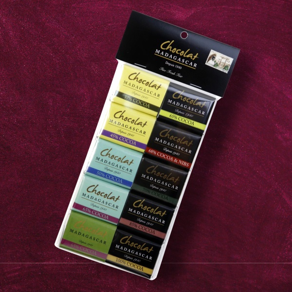 【数量限定】ショコラマダガスカル(ミニタブレット 5G 【10種アソートA】 10枚入)